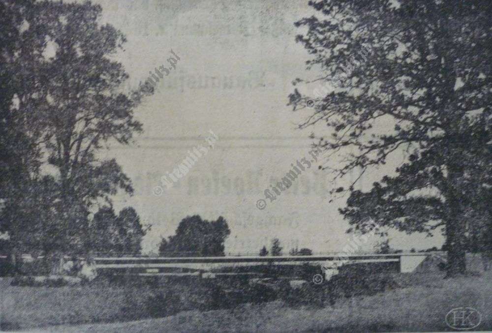 Autostrada. Wiadukt nad rzeką Skorą, fot. Liegnitzer Tageblatt 1936